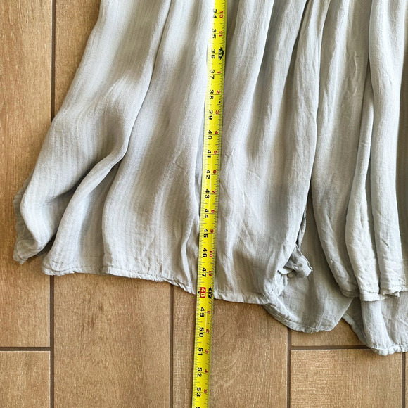 Womens Button Up Maxi Babydoll Dress M/L Hippie Fairy Boho Festival Goblincore - Picture 10 of 10